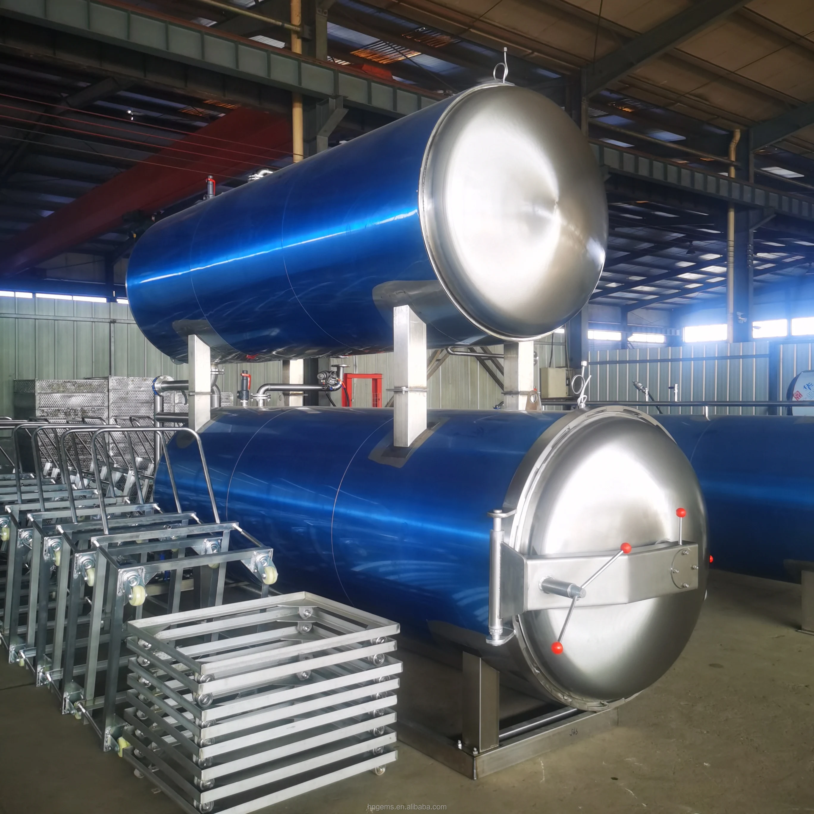 Professional automatic high pressure automatic canning food retort