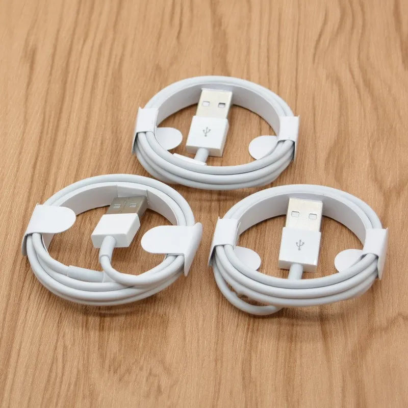 Original High Quality For iPhone Charger 1M 2M 3M USB Cable Data Transfer Fast Charging cord For iPhone Mobile Phone Cable