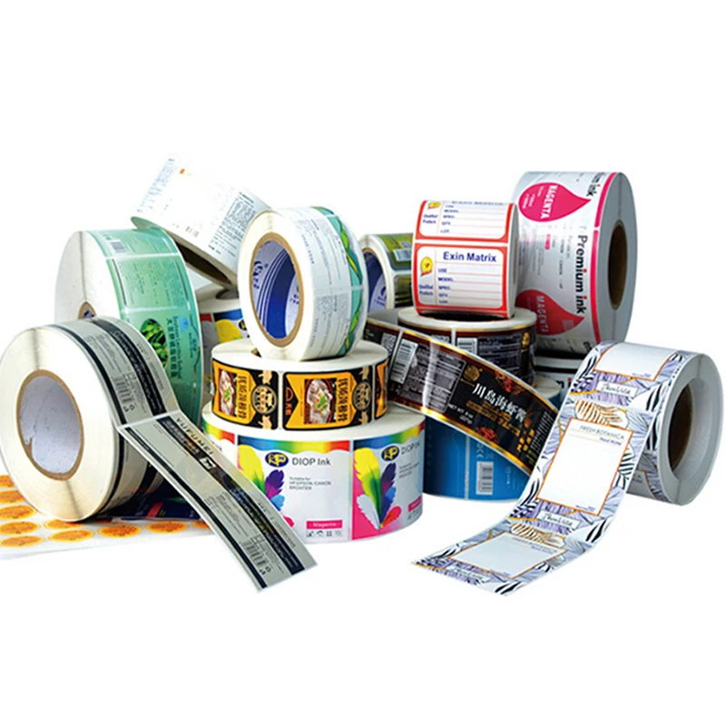 Self Adhesive 1 Inch Round Self Adhesive Label, Custom Printed Skin Care Product Label