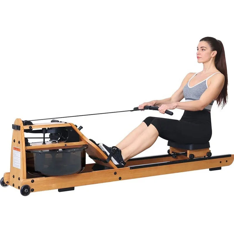 High Quality Fitness Equipment Body Strong Case Set Steel Logo Building  Rowing Machine / Water Rower