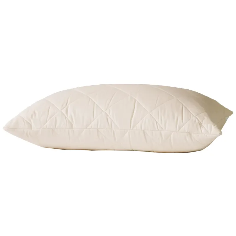 Wholesale High quality Customization Luxury Solid Color neck pillow wholesale washable pillow organic wool pillow