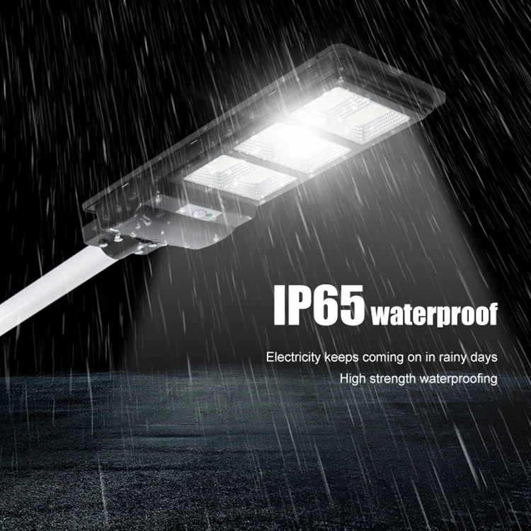 Motion Sensor Ip65 Waterproof 90w 120w 150w Integrated Outdoor Solar Led Street Light