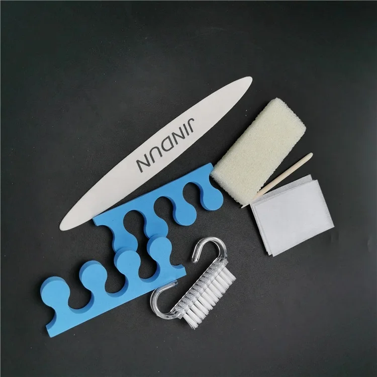 Professional Nail Tools 5Pcs Disposable Manicure Set Pedicure Kit With Toe Separator