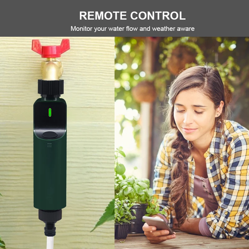 Zigbee WIFI smart garden water timers controller irrigation sprinklers tuya smart