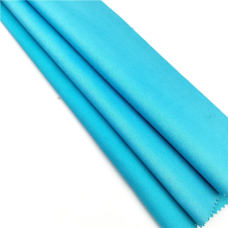 elastic cotton polyester interwoven spandex twill fabric for cloth