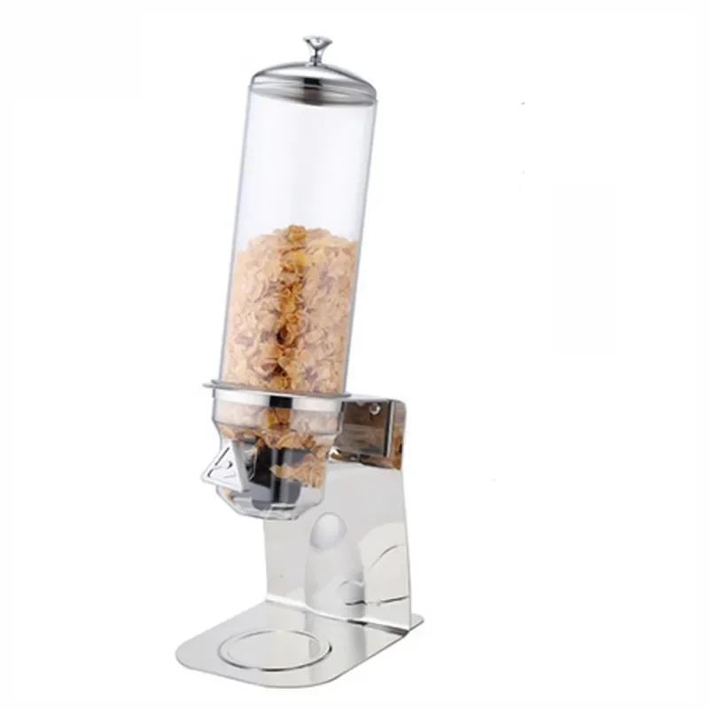 Hot Sale Double Tanks Cereal Dispenser Grain Storage Container dispenser for bulk foods