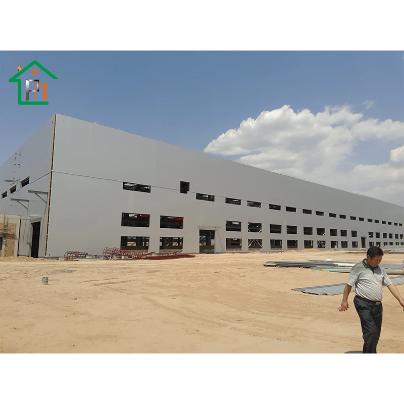 Made in china graphic design car wash shelter shed construction workshop building Steel structure warehouse