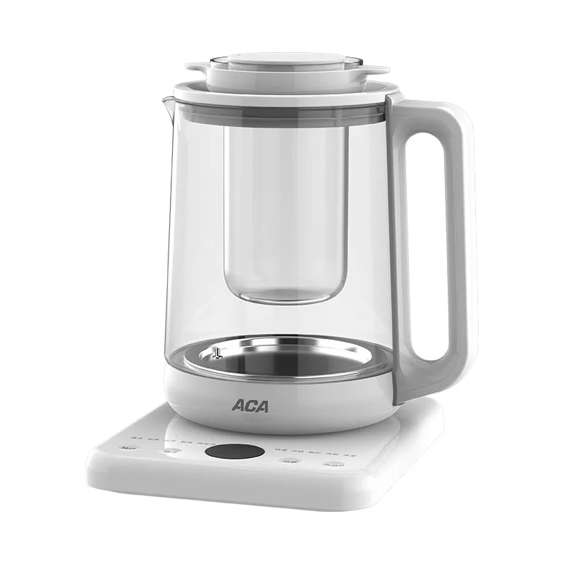 Keep warm function Adjustable temperature digital Glass Electric Kettle with tea filter