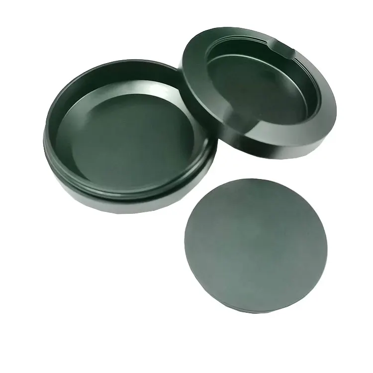 Snus Cans Aluminum Anodized Black Color 3 Layers Snuffbox CNC Metal Blank Snus Cans for Snus Packaging