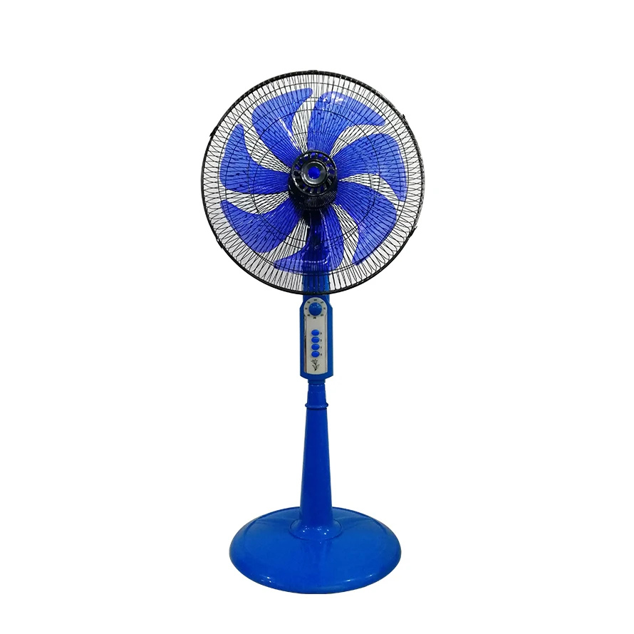 China Supplier Electric Stand Fan Plastic Blade Dc Ac Cooper Motor Standing Fan 110 V