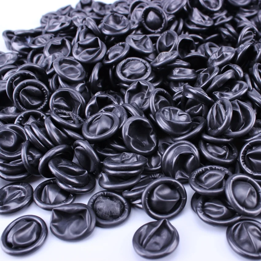 Black Powder Free Industrial grade ESD Cleanroom Finger Cover Antistatic Latex Finger Cots For Electronic Industry