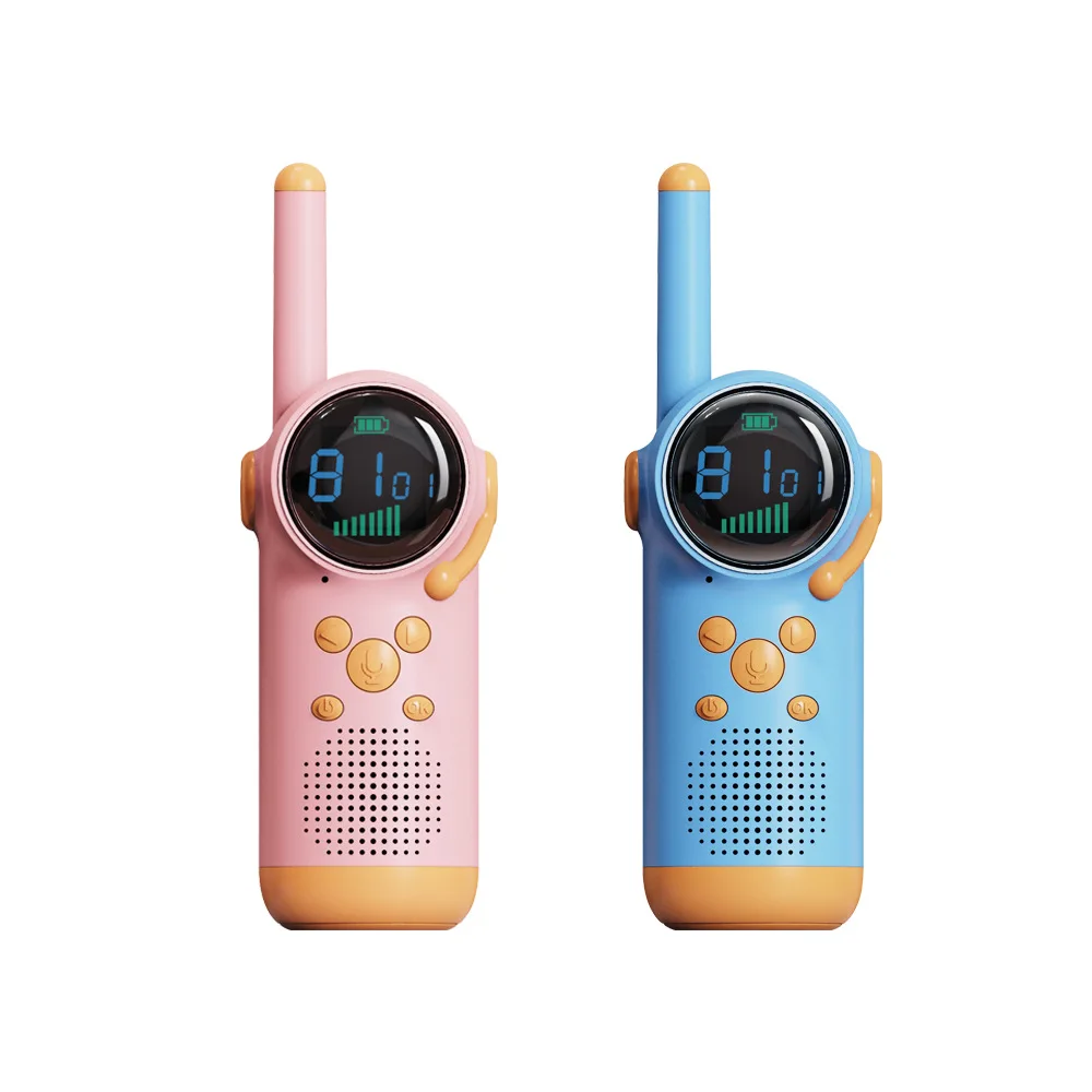 Long Distance Interactive Intercom Real Time Messaging  Two Ways Radiotoy  3 Miles Range 22 Channels toy walkie talkies