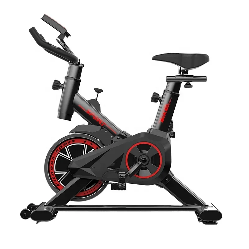 Cheap Manufacture Gym Flywheel Bike Indoor Fitness Equipment Adjustable Speed Stationary Bike Spinning Bike for body building