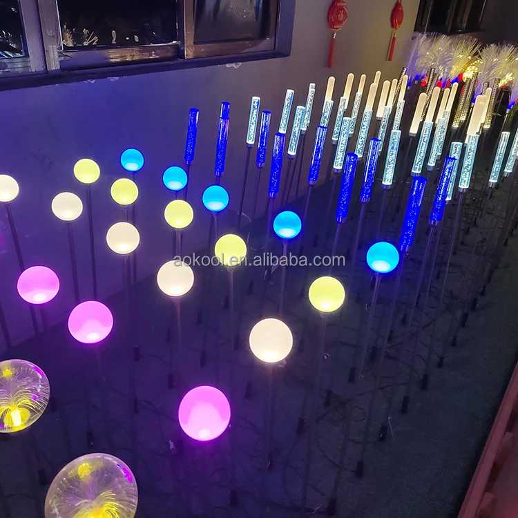 Artificial Tulip Flower light for Outdoor Decorations