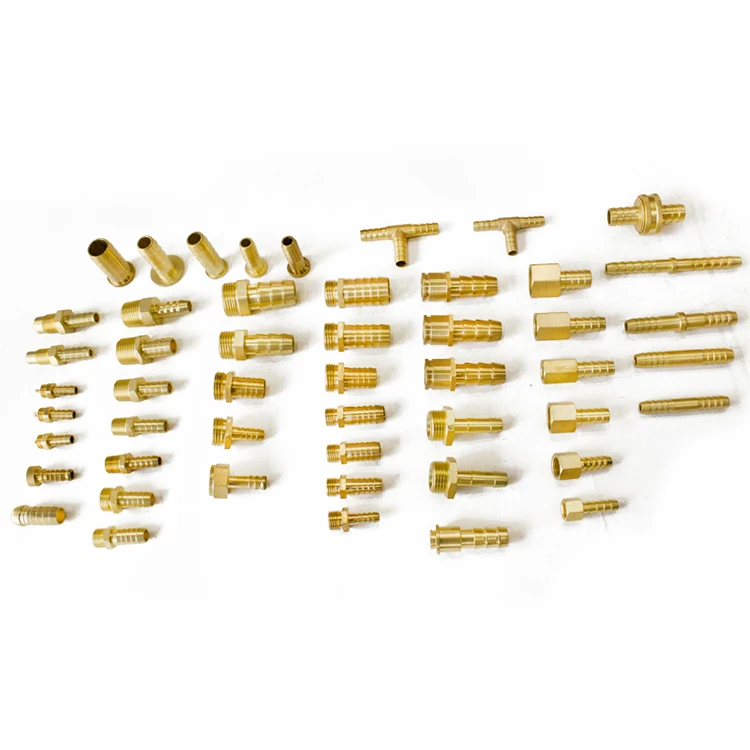 Brass Male Thread Hydraulic Coupler Air Hose Fittings Hex Pneumatic Fitting Hydraulic Hose Fitting