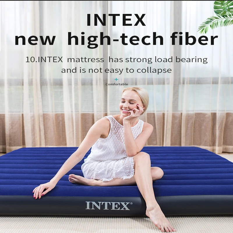 64756 надувной матрас INTEX с насосом