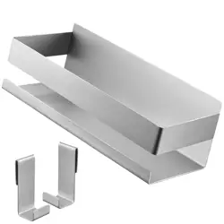 Free shipping 304 Stainless Steel Self Adhesive Shower Shelf Bathroom Shower Caddy Bath Storage Shelf Brushed/Black