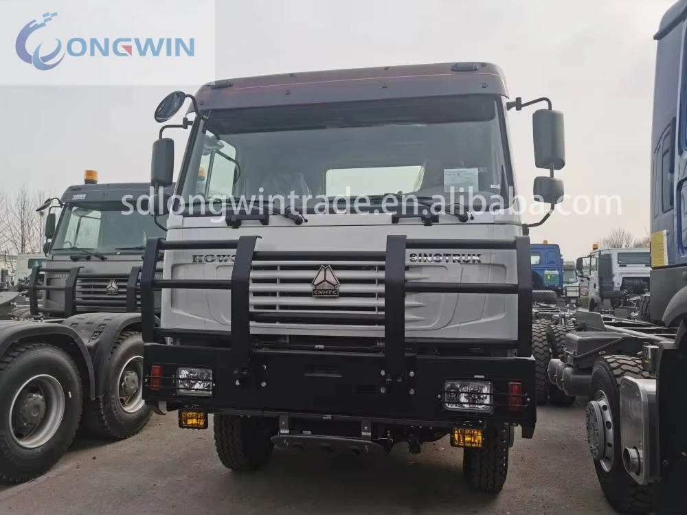 China Second Hand 6x4 Sinotruck Howo Truck 371 380Hp Used Trailer Truck Head Tractor Trucks