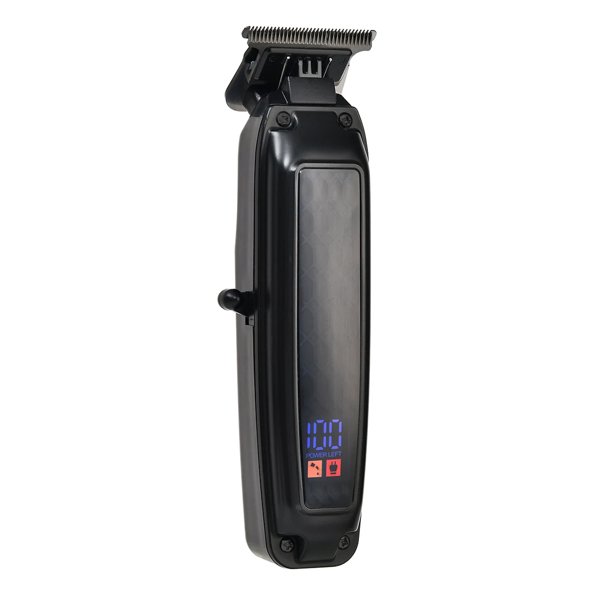 2023 new hair trimmer  led screen with USB for barbers and hair dressers black coating T shape blade