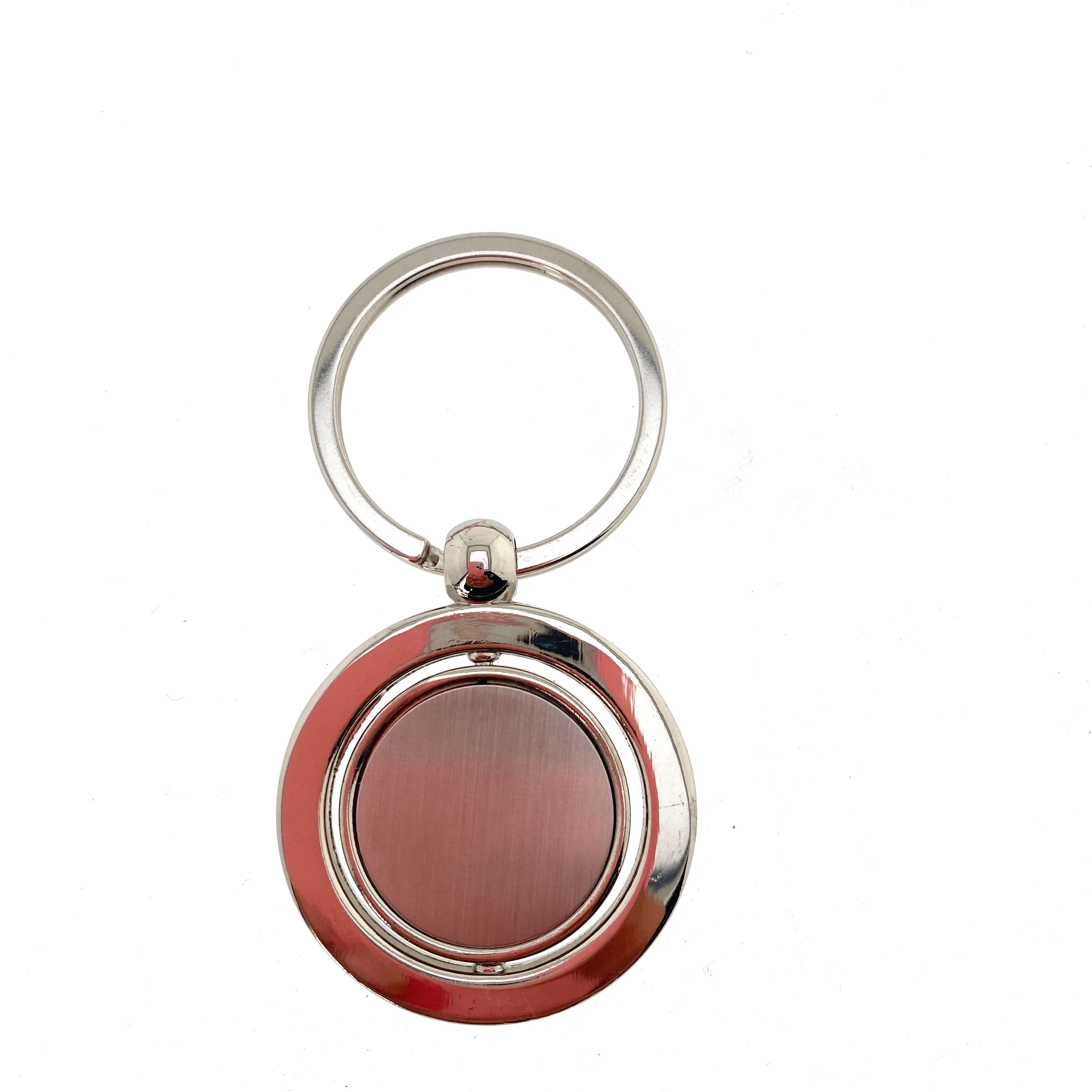 Keyring manufacturers custom metal blank keychain/key chain/key ring for promotional gifts
