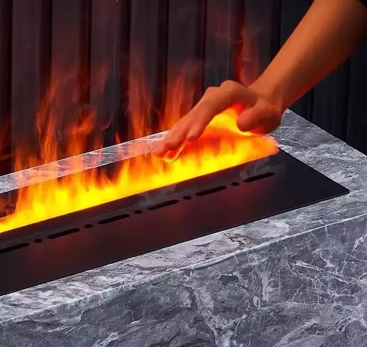 Украшение для гостиной или камин с подогревом искусственное имитационное пламя