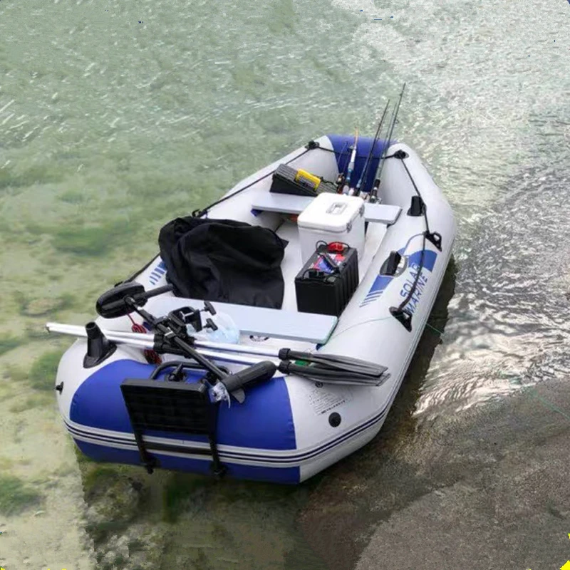 2,3 м 3 человека надувная рыболовная лодка гребной каяк воздушный пол с бесплатными аксессуарами