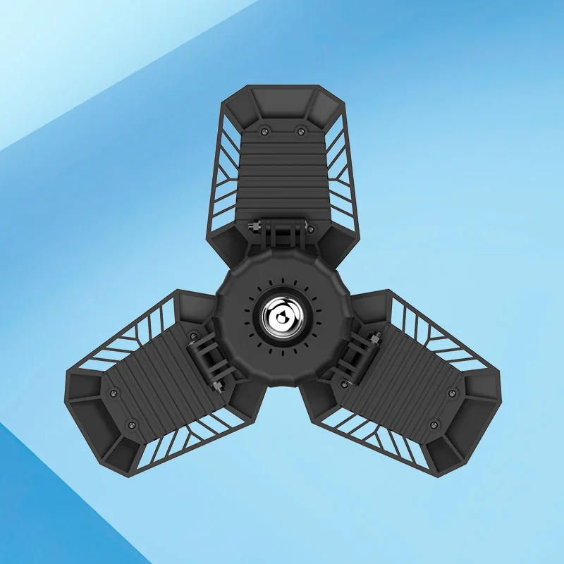 80W Indoor LED light LED deformable garage light for garage warehouse workroom