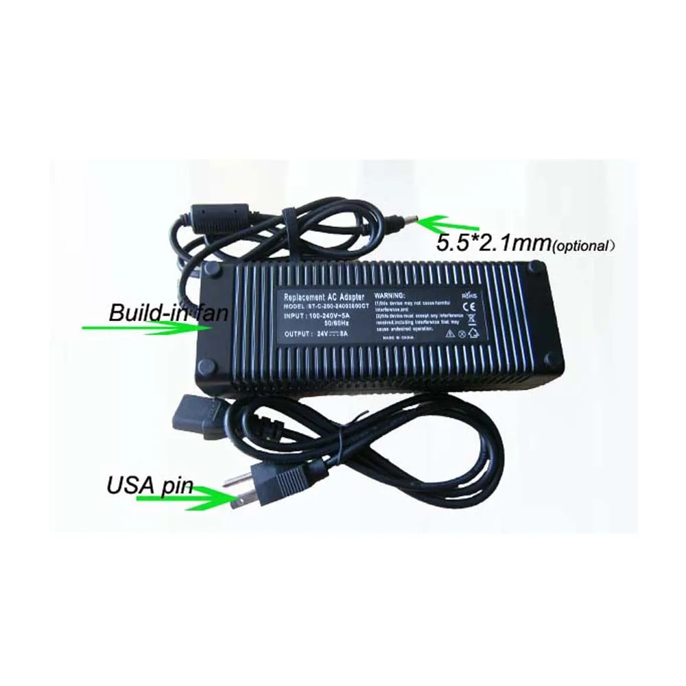 power supply unit 24v 8a power adapter for led light/ lcd strip