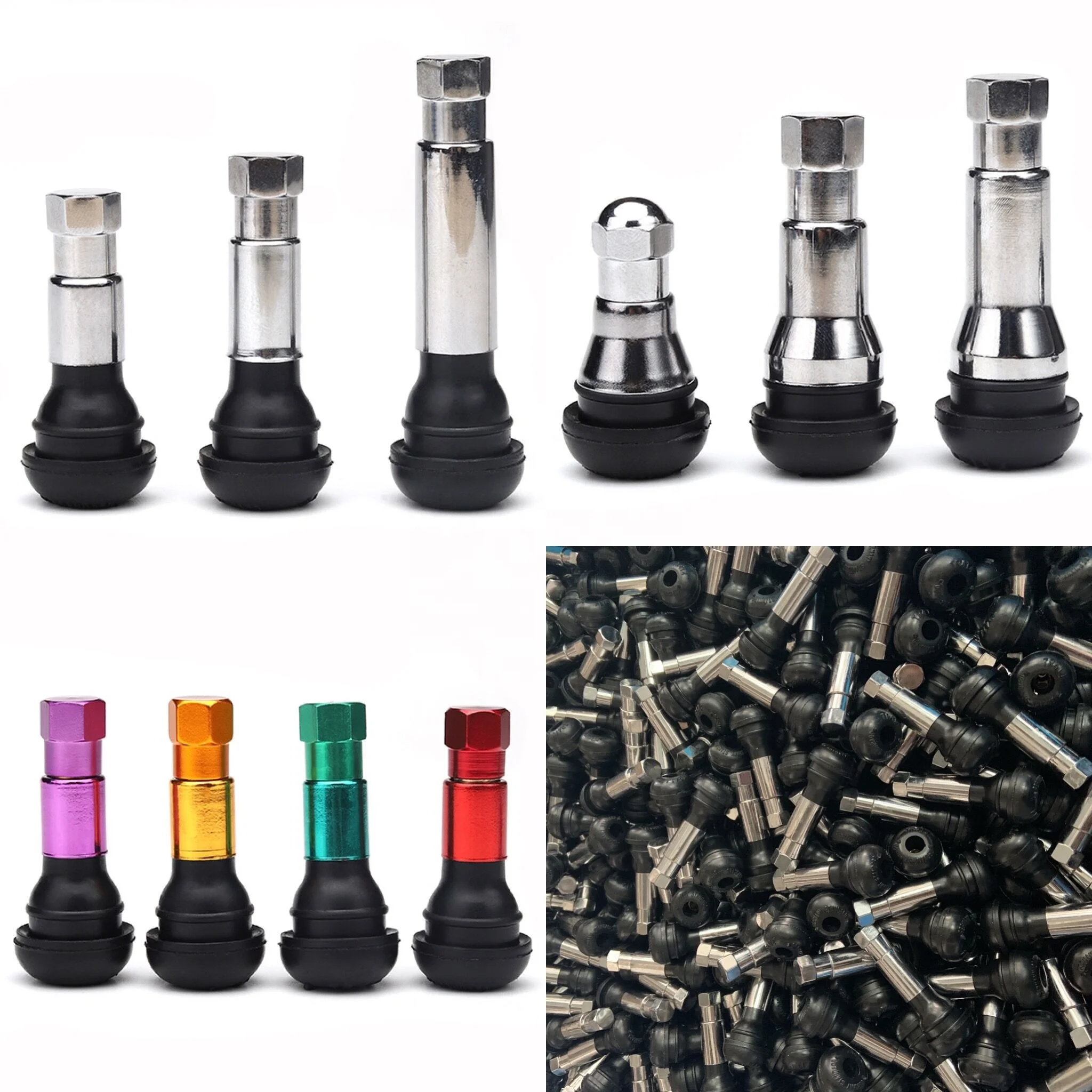 Car wheel tire valve stem TR414C with color sleeve