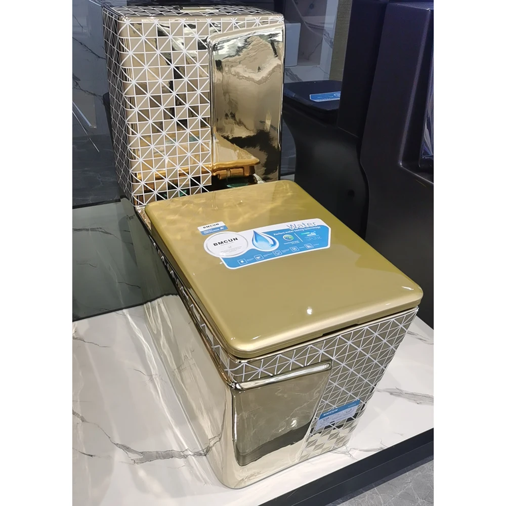 CLASIKAL Gold colors popular comment toilet in factory