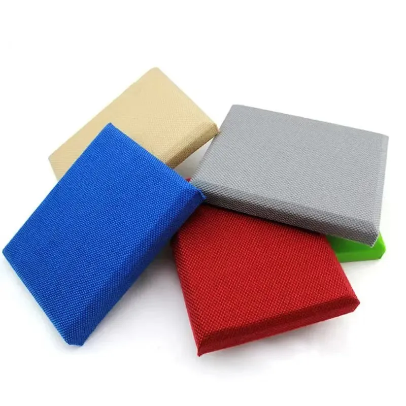 Waterproof Sound Proof Cinema Studio Karaoke Soundproof Wall Absorbing Material Fabric Acoustic Panel