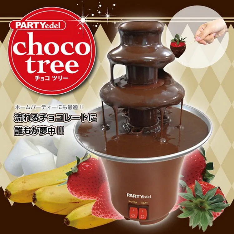 Cheap Factory Price Household Fountains Parties Chocolate Fountain Machine For Buffet