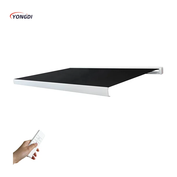 Motor cassette electric design home door fabric patio aluminum outdoor retractable canopy awning