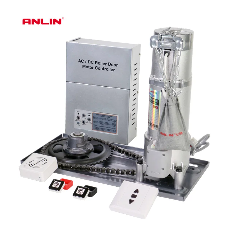 Электрический автоматический пульт дистанционного управления с роликовым затвором и двигателем для открывания двери 24 В постоянного тока 600 кг