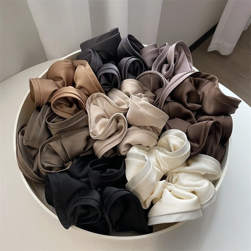Fashionable France-Style Elastic Hair Bands Scrunchies for Women and Girls