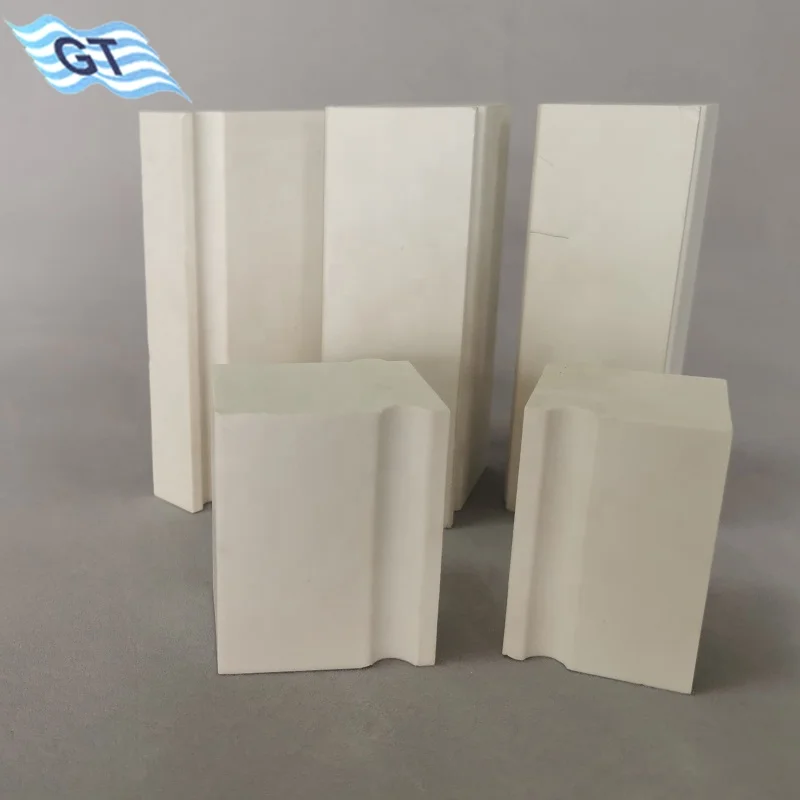 Low abrasion ceramic wear liner for cement industry