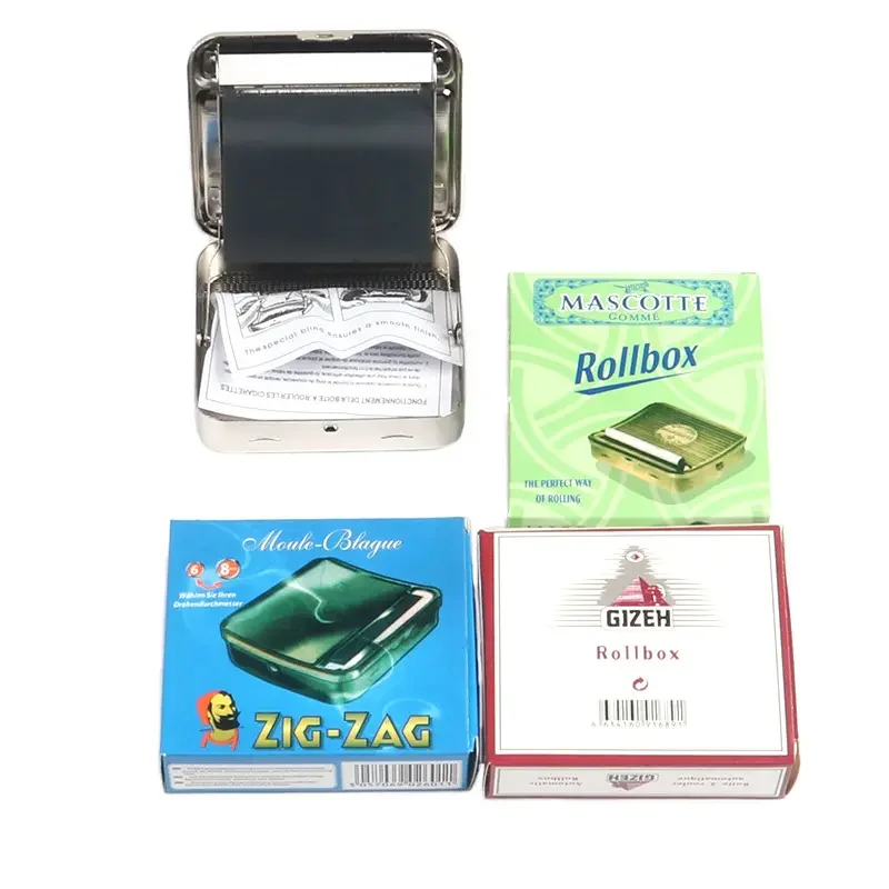 Hot selling 70mm cigarette make roller Smoking Automatic Cigarette rolling box Machine tobacco Rolling Case