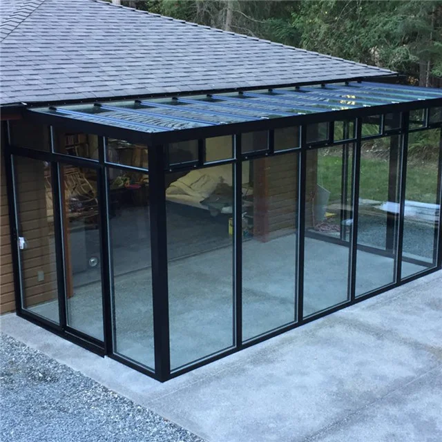 High Quality Roof Molding Sun Rooms Prefab Molding Aluminium Prefabricated Tempered Glass Sun Room
