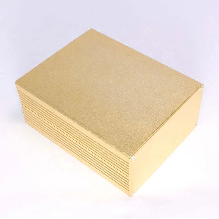 Aluminum Extruded Electrical Equipment Plc Boxes Enclosure DIY Customization Split Body Metal Electronic Terminal Block Case