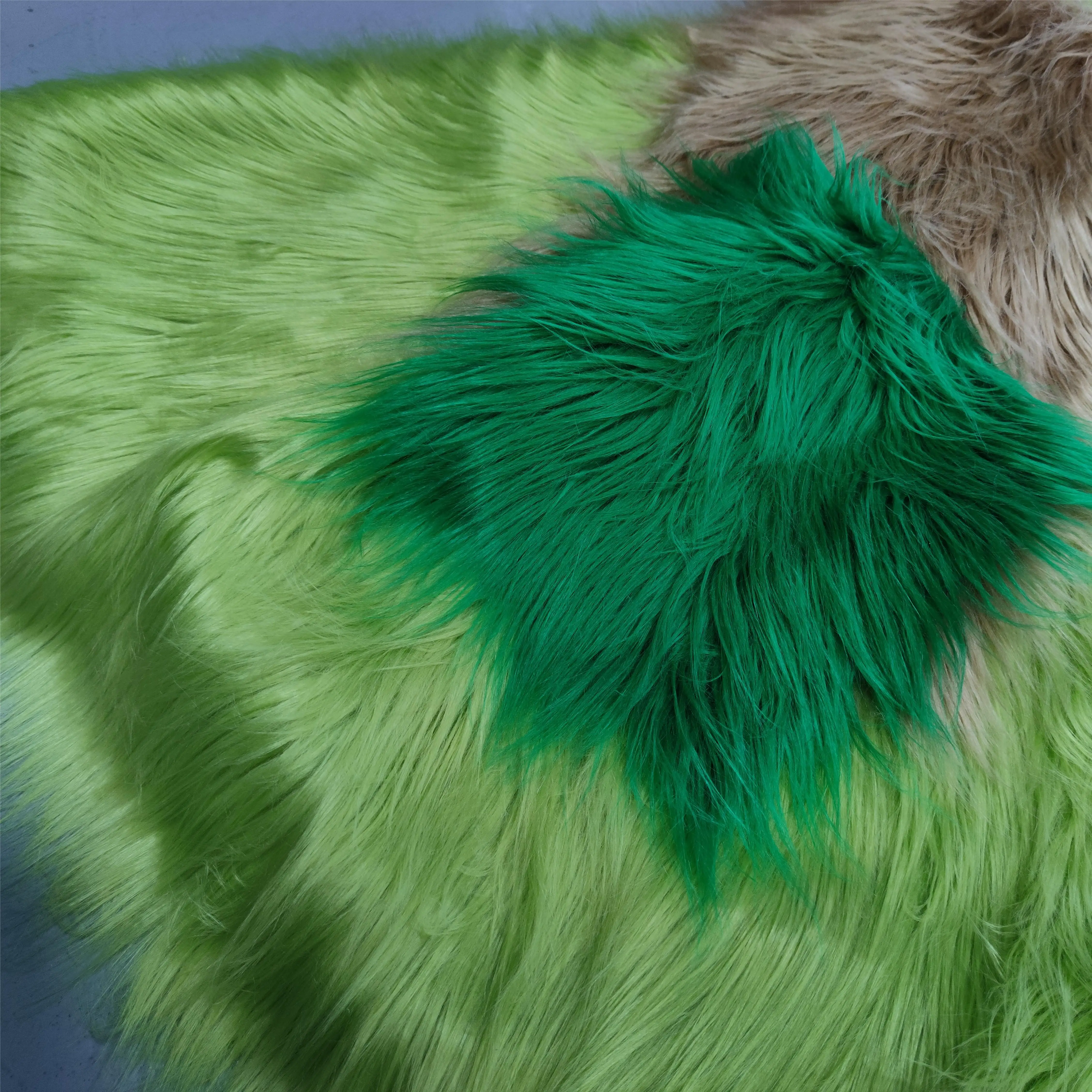 Stock High quality imitation fur fabric 65% acrylic 35% polyester plush sofa cover throw pillow  Halloween background