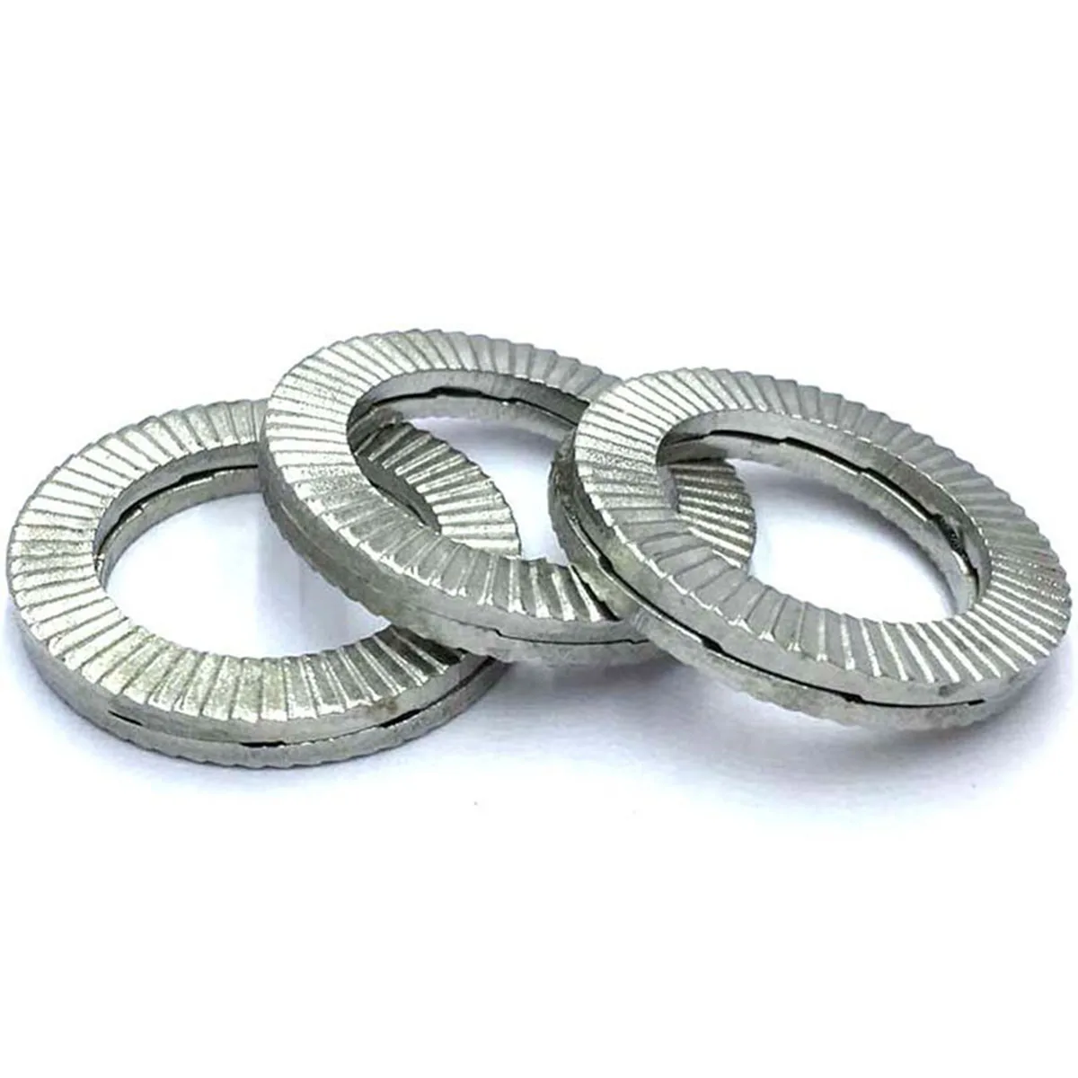 M3 M4 M5 M6 M8 M10 M12 Steel Dacromet Plated self locking wedge lock washer DIN25201