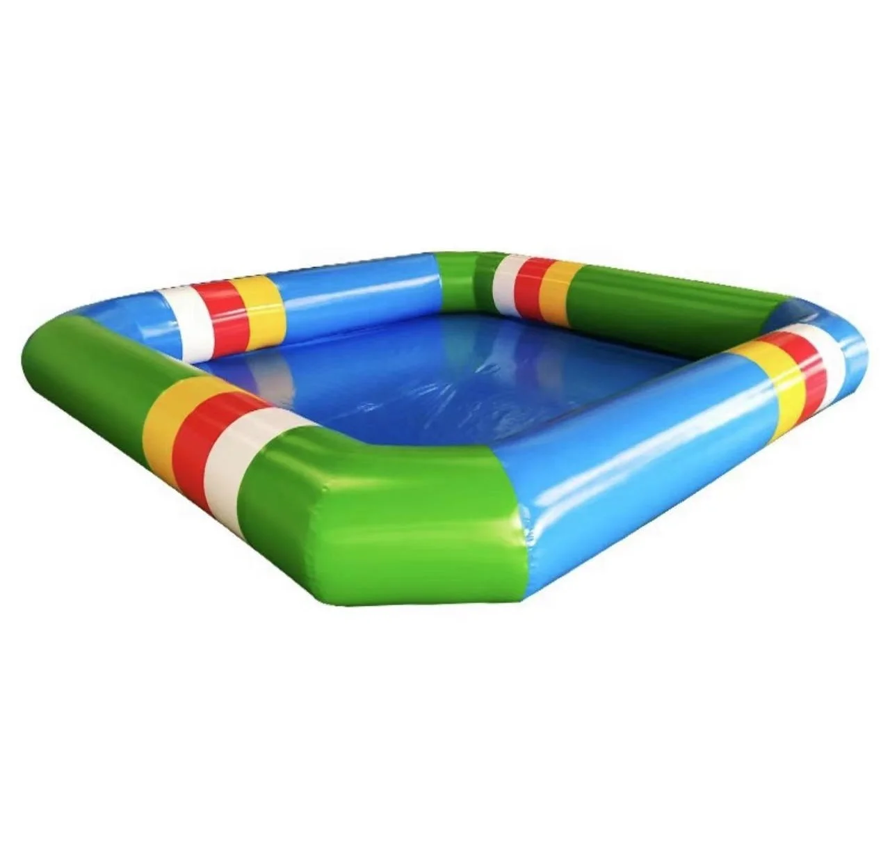customized factory commercial inflatable double pipe pool  indoor and outdoor swimming