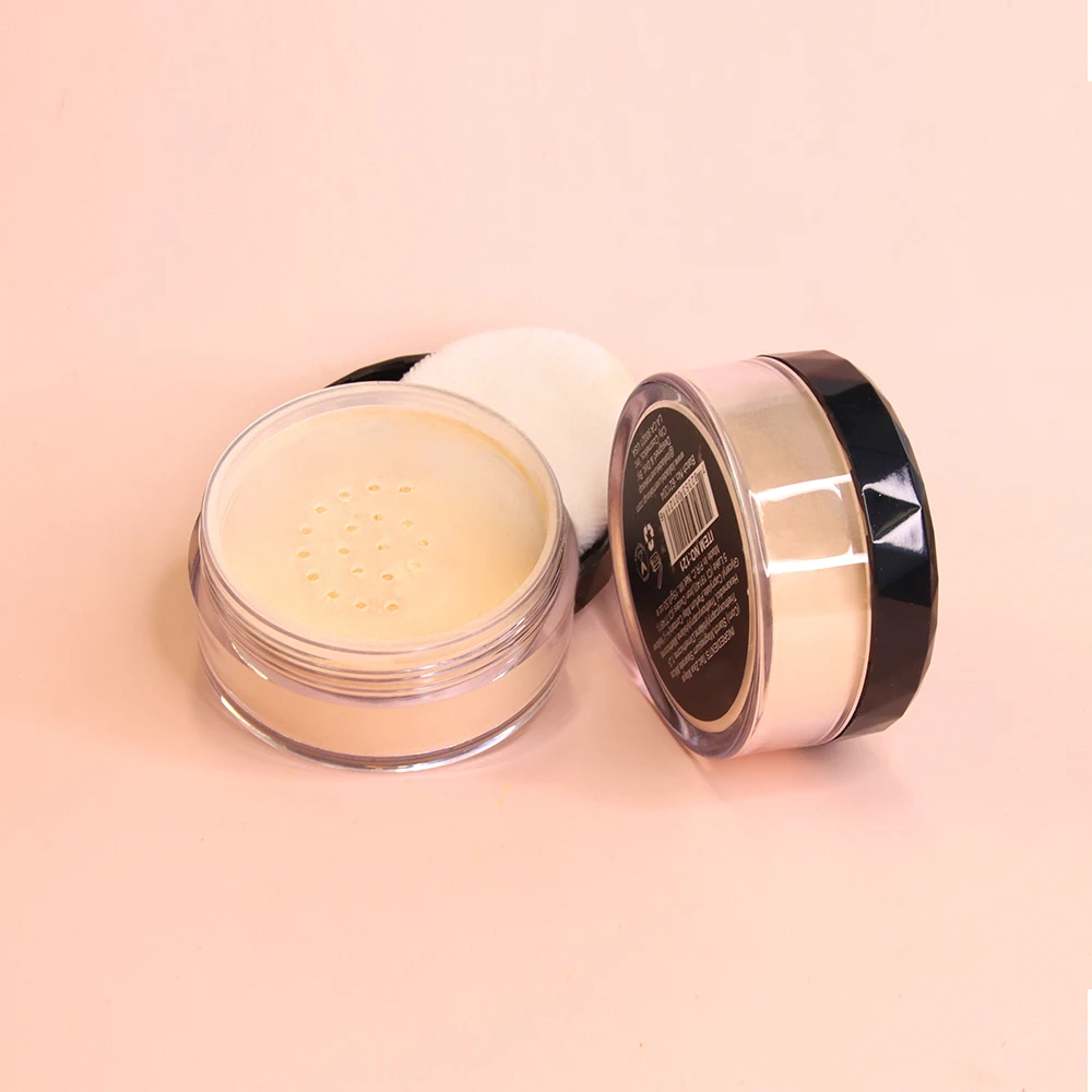 New arrival high quality unmarked facial makeup setting powder mineral cosmetic loose powder