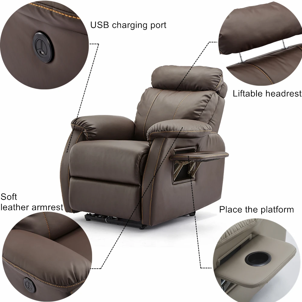 New Listing Deluxe Edition Motorised Furniture Living Room Sofas Modern Cinema Multifunction Massage Sofa Recliner