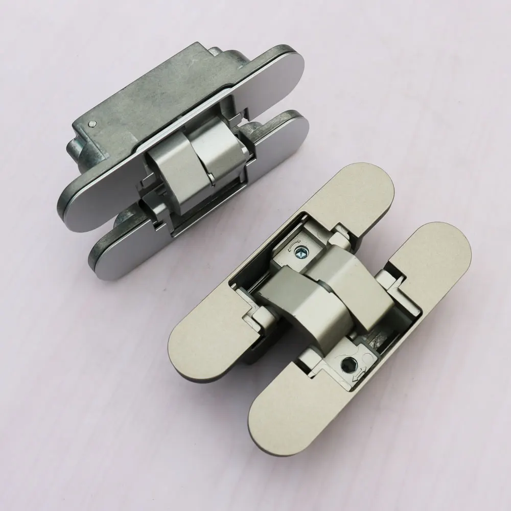 satin nickel heavy duty door hinges 3d adjustable concealed hinge italian