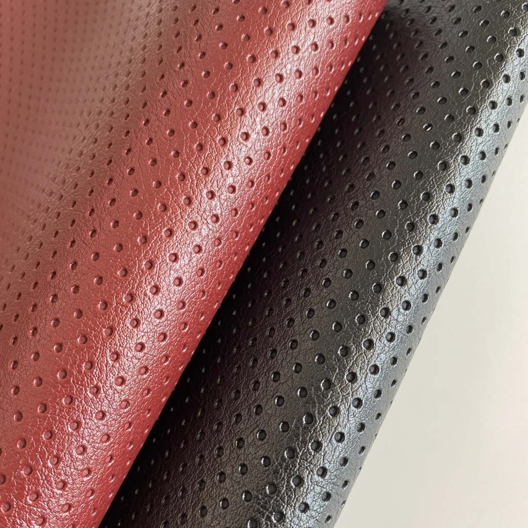 New Product perforated pvc leather car dashboard pvc leather hole pvc leather for car interior for sofa for bags