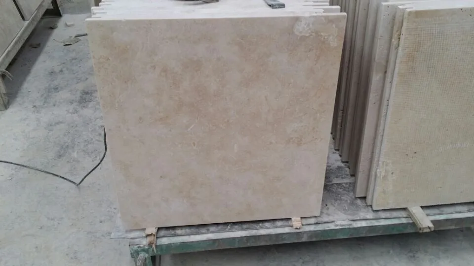 Wholesale low price Beige color travertine stone