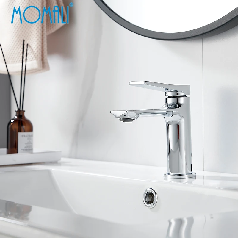 Momali  long time keep innovation make high quality chrome brass basin faucet wash face bathroom basin faucet