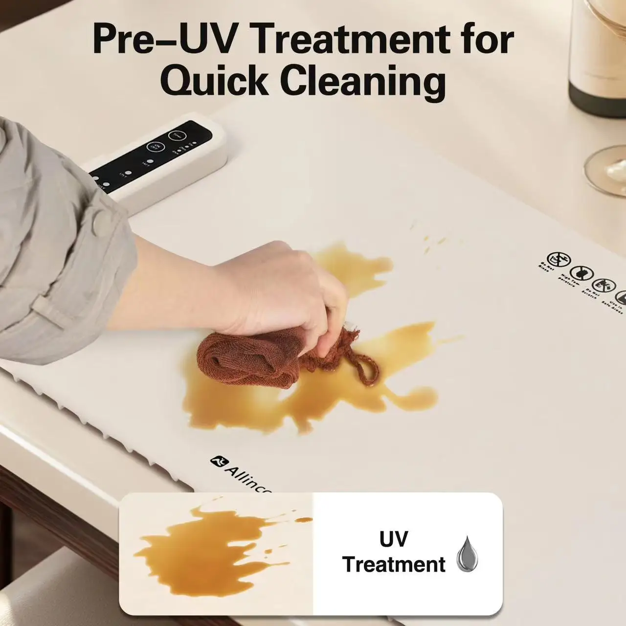 Multifunctional hot food thermal insulation pad household warm food magic milk silicone warm cutting board