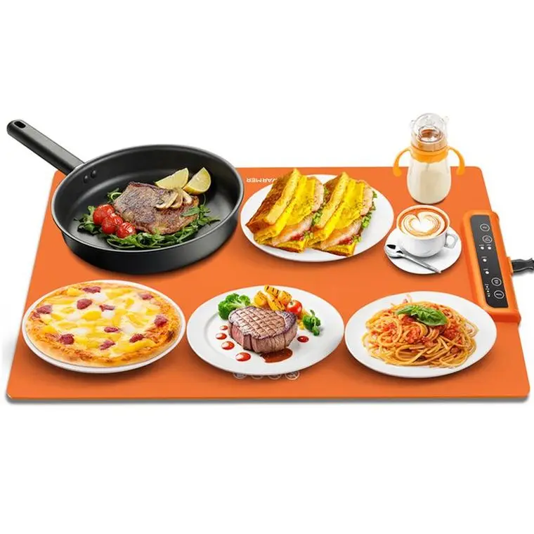 competitive price 240W Portable Food Warmer Food warming silicone mat for Dining Table Functional Food Heater